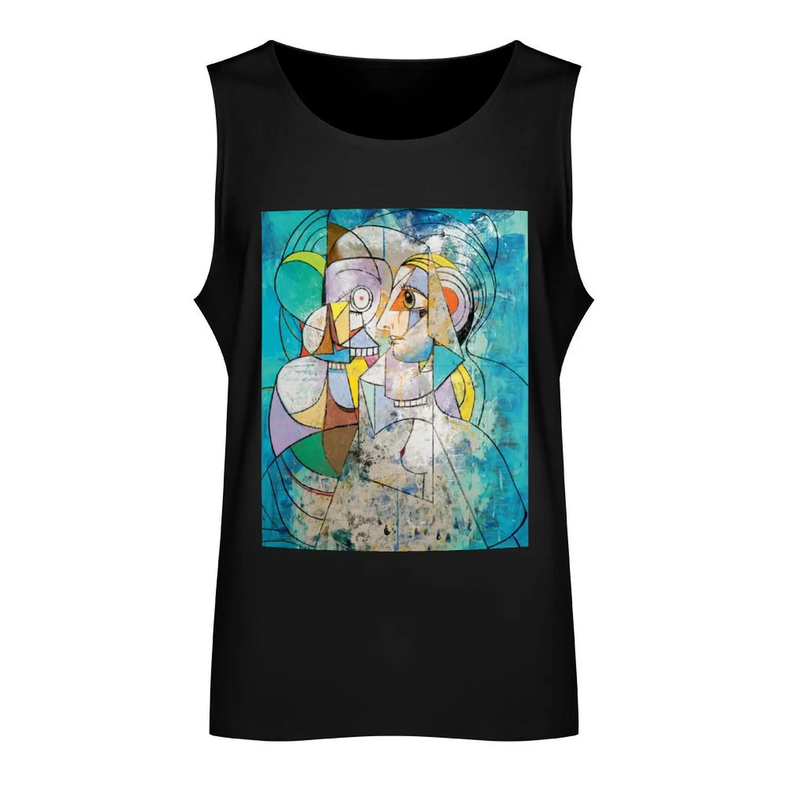 George Condo Tank Top Gym clothes Vest male Man gym clothes