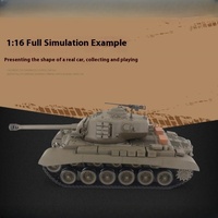 Heng Long 3838-1 Large Scale Heavy Duty Battle Tank Model Children'S Multi-Functional Competitive Simulation Tank Car Toy