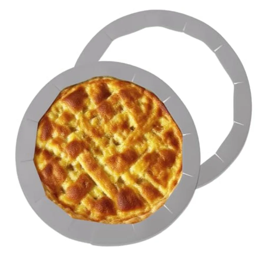 2PCS Adjustable Baking Pie Crust Shield Protector Cover for Edges of Pie - 8-inch to 11.5-inch