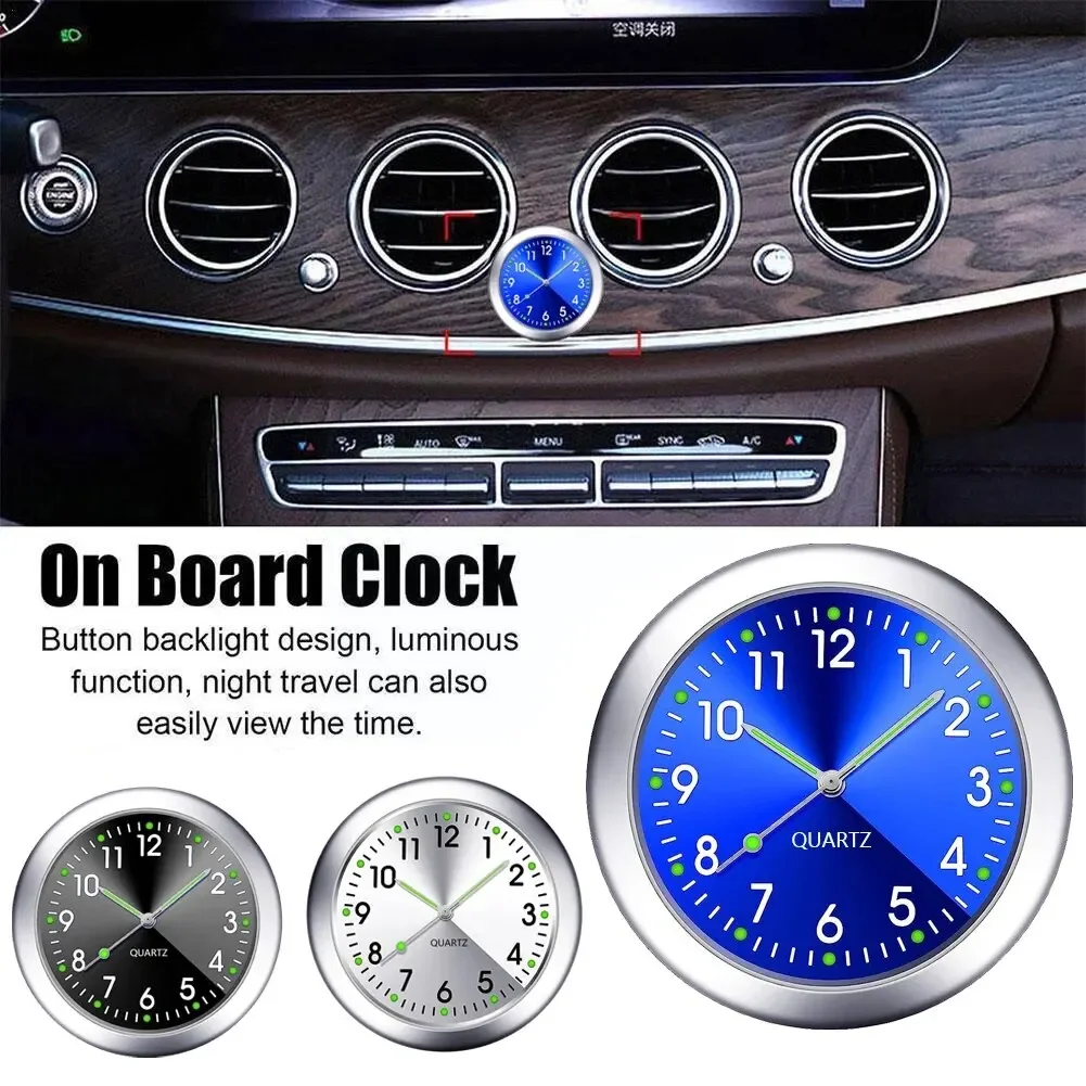 AliExpress NONE Mini Luminous Car Clock Waterproof Electronic Clock Quartz Watch Bicycle Motorcycle Watch Auto Dashboard Clock In Car 40MM