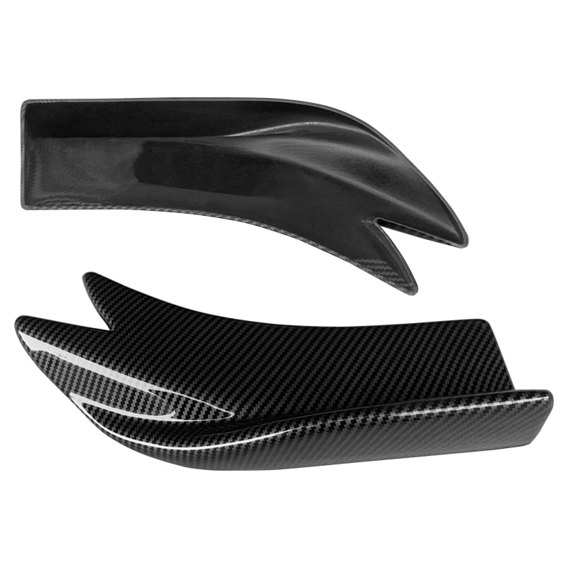 For Toyota CHR 2018-2023 Car Exterior Decoration Rear Bumper Splitters Aprons Corner Spat Lip Wrap Diffuser Trunk Wrap Angle ABS