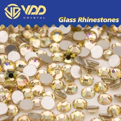 VDD 127 Sunny Bright Glass Rhinestones Crystal Flatback Strass High-Quality Non-hotfix Stones Nail Art DIY Crafts Decorations