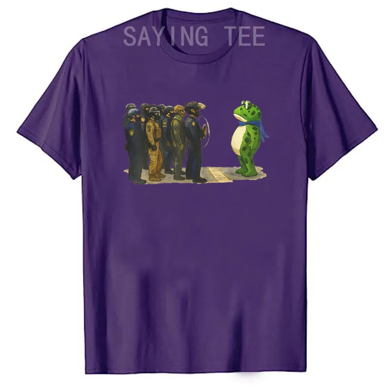 Lustiges Portland Frog Hop Protest Resist Frog No Kings Toad T-Shirt Ribbit Resist Repeat No Hope Without Hop Frogs Against Fascism – Detail 9