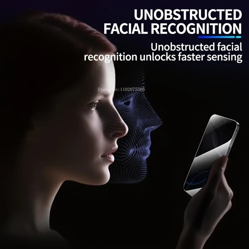 4pcs Privacy Tempered Glass for IPhone 17 Air 14 15 16 Promax 15 Plus Anti-Spy Screen Protector 17 Promax 13 Pro Protection Film view 3