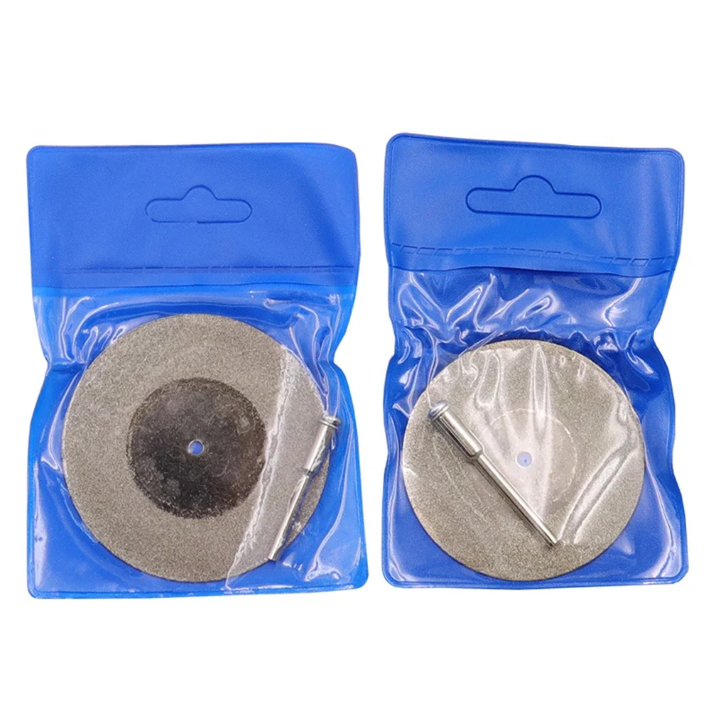 Cutting Wheel Blade Grinding Disc Kits Rotary Tool Workshop Accessories Jade 2pcs 40/50/60mm Diamond Set Hardness