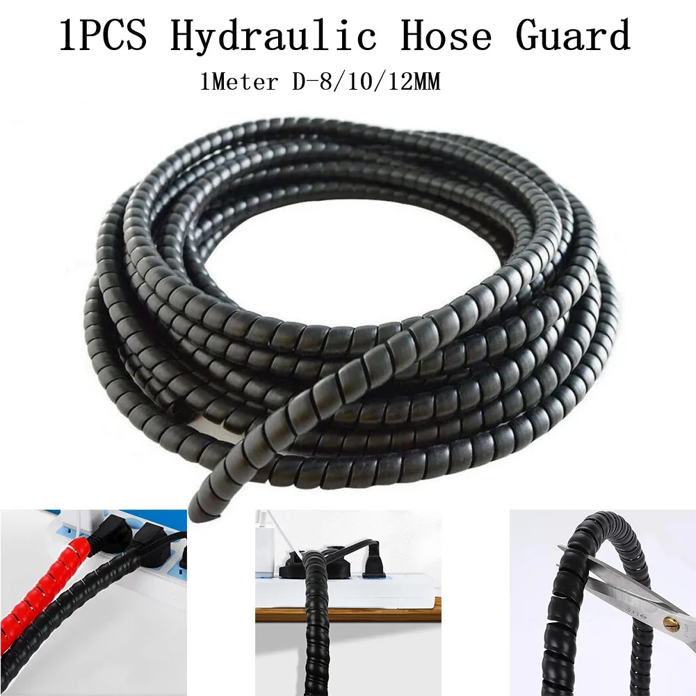 Winding Hose Guard Hydraulic Hose Coding Hose Wrap Cables Guard Hydraulic Protector Tidying Trail Wire Forestry