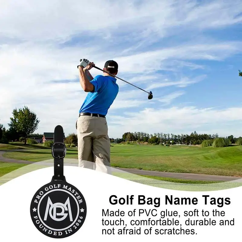 Name Labels For Golf Bag Backpacks Name Labels Golfing Accessories Golf Bag Tag For Suitcases Sports Equipment Pet Bags