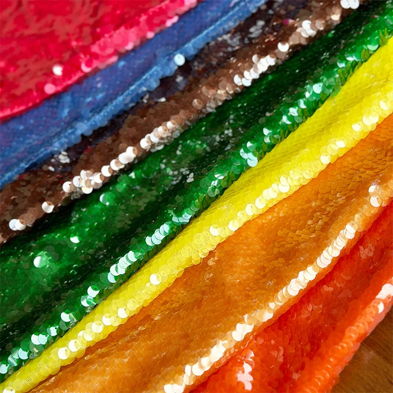 

Encrypt Light 9mm Sequin Fabric Pearl Embroidery Wedding Stage Background Decorative Fabrics Tablecloth for Diy Sewing Cloth