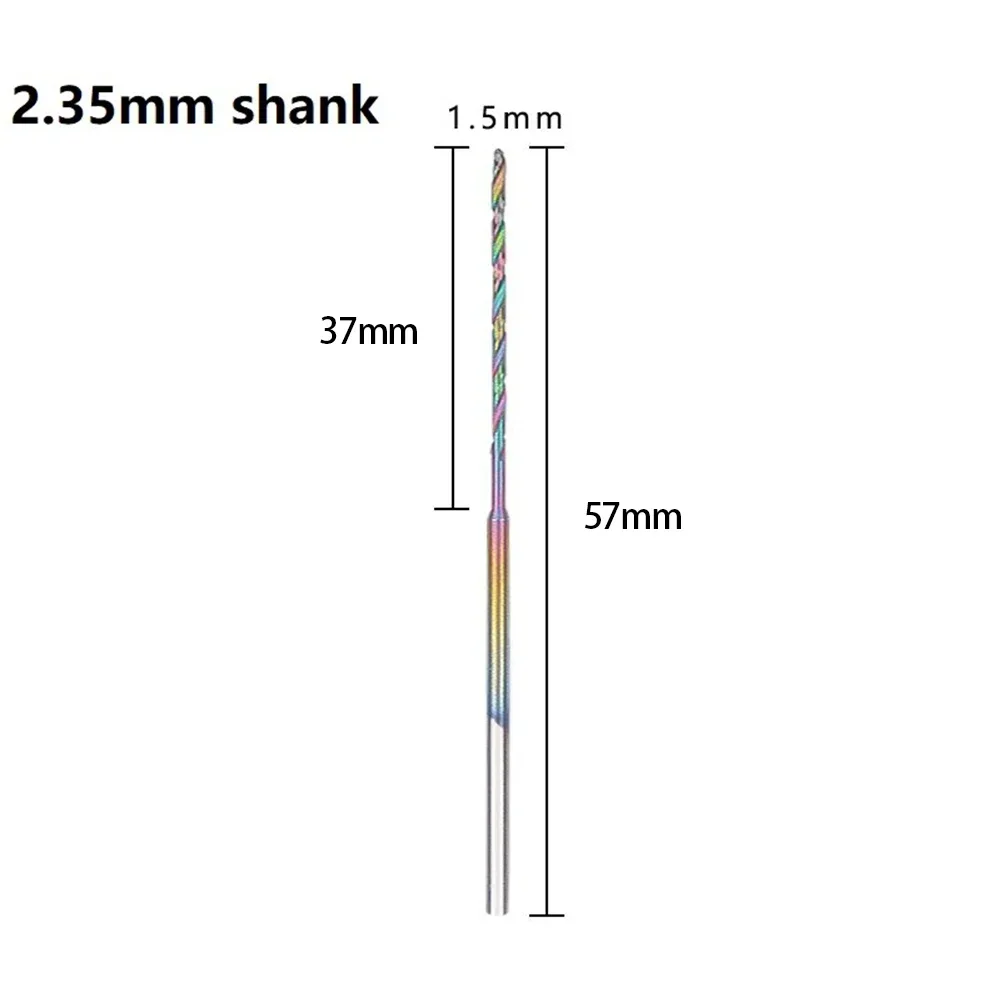 Hot Sale Drill Bit Auger-drill Auger-drill Head Bit Drill Drilling Head Quenched Drill Bit Shank 1PC 2.35MM 57mm