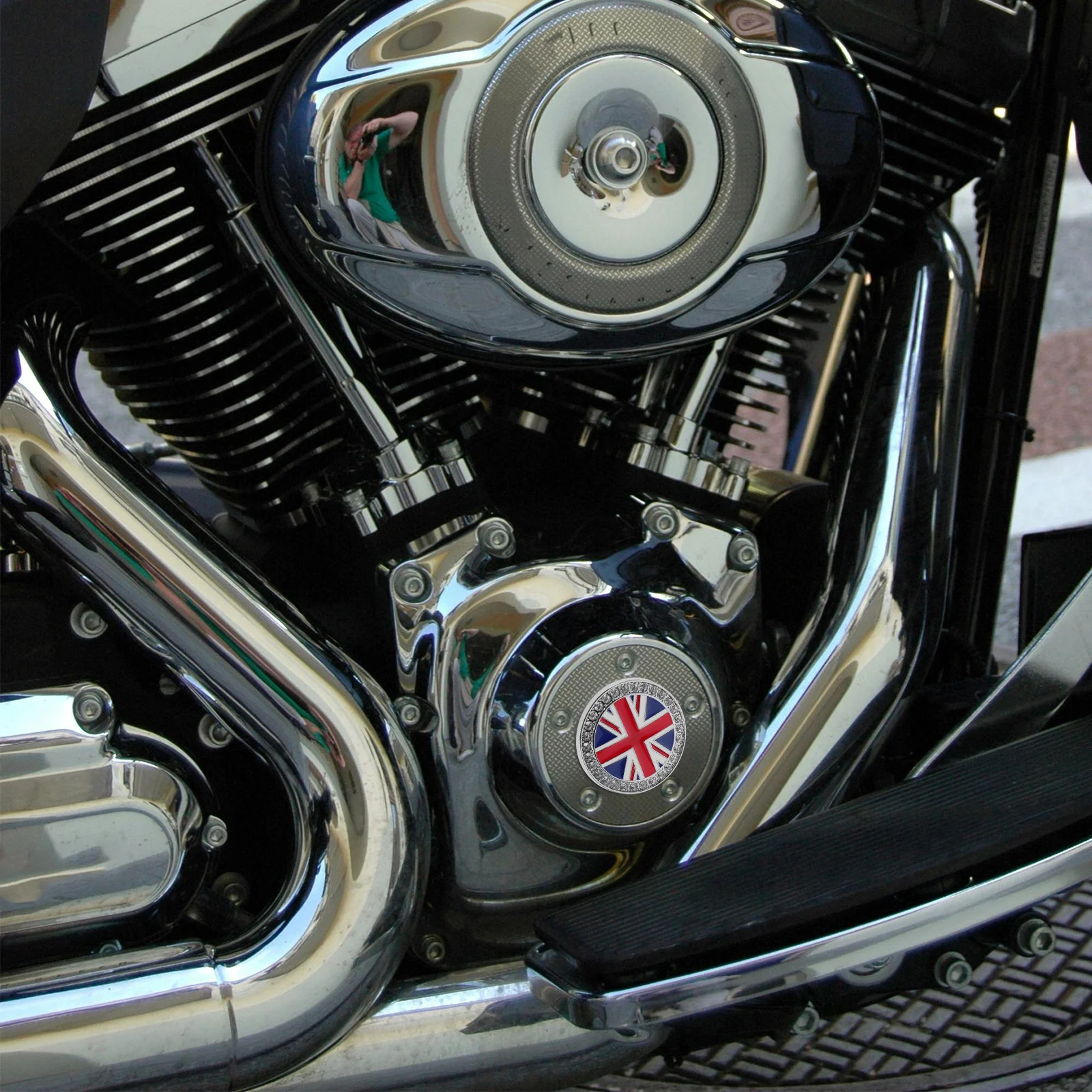 

British Flag Metal Sticker Rhinestone Uk Flag Auto Body Decals Badge Car Motorcycle Scratch Protection Car Accessories Stickers