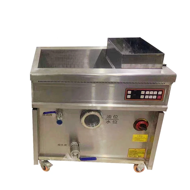 Stainless Steel Electric Gas Fryer Snack Potato Chips Frying Machine With Oil Water Separator - view 3