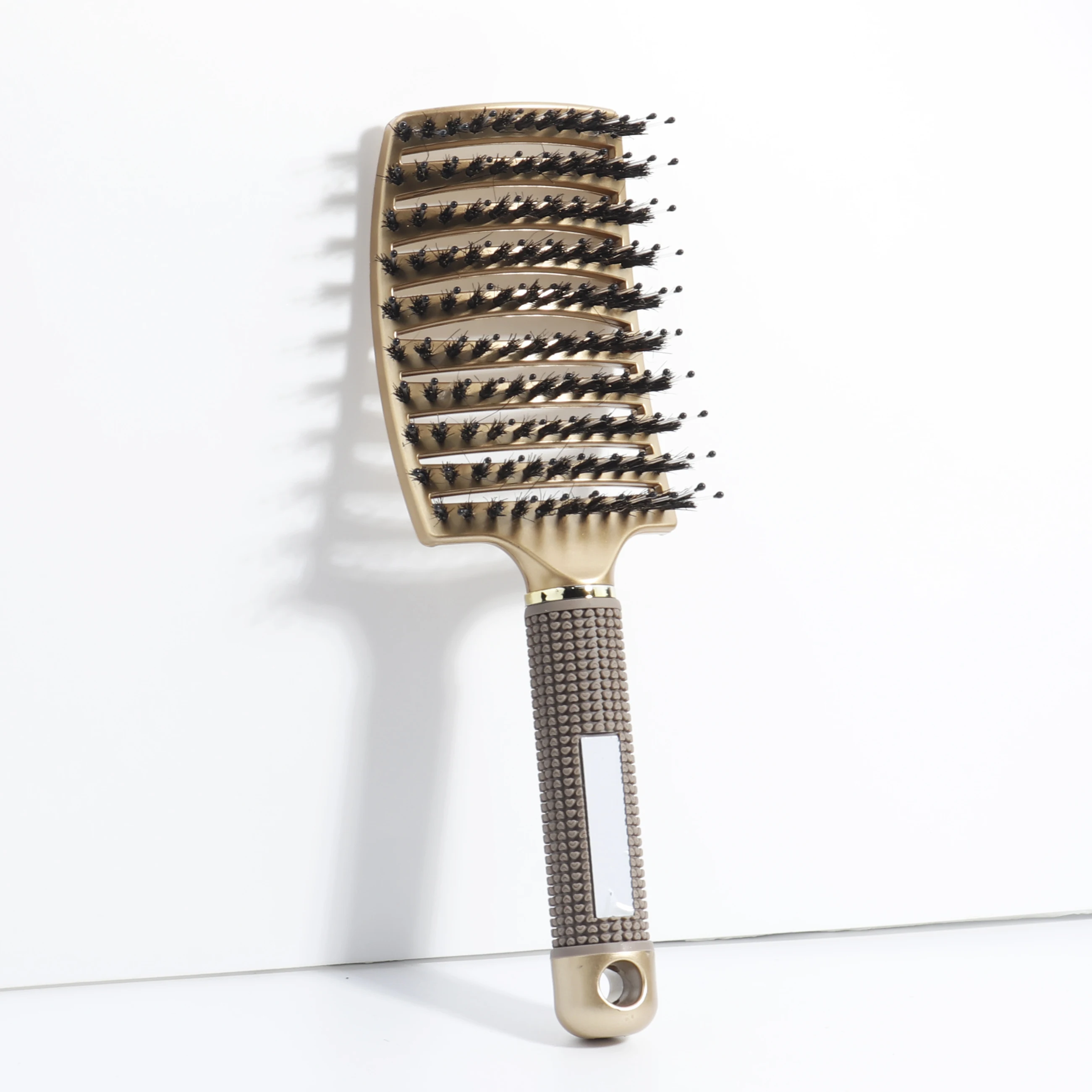 Uitgeholde haarkam Hoofdhuidmassage Haarborstel Styling Kappersaccessoires voor alle haartypes - voor dames, heren