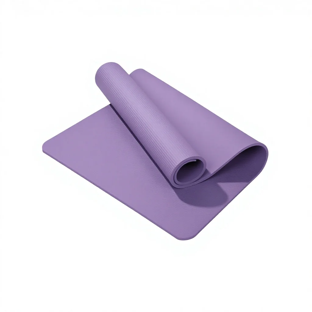 Factory Wholesale Rectangular NBR Yoga Mat Stripes Widened Thickened Customizable Thickness 183cm Length Lightweight Dance