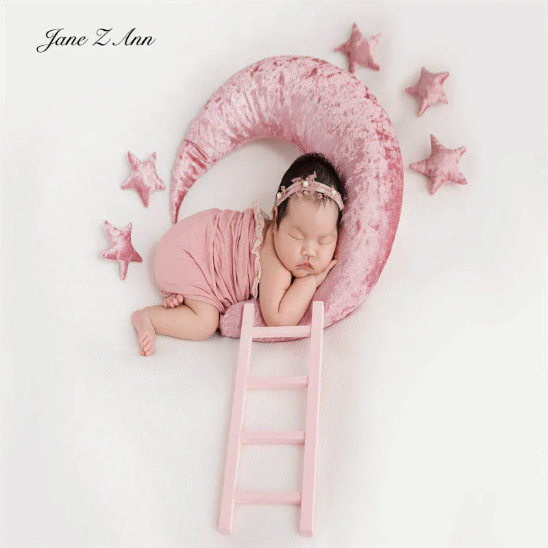 Baby Pillow Photography Prop Newborn  Styling Pillow Baby Moon Ladder creative Studio Background Prop