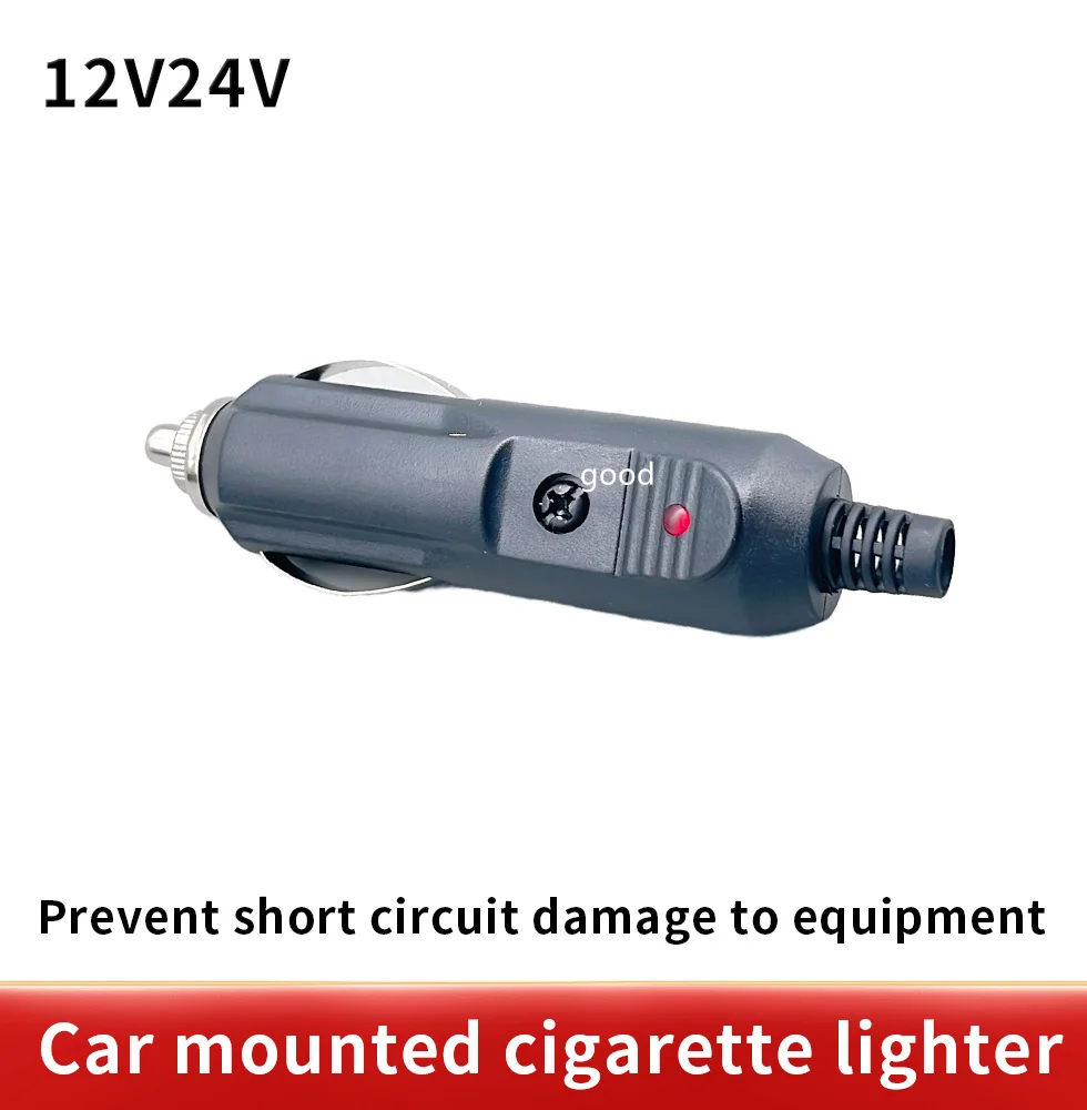 1pcs 12V/24V 3A Car Accessory Male Cigarette Lighter Socket Converter Plug