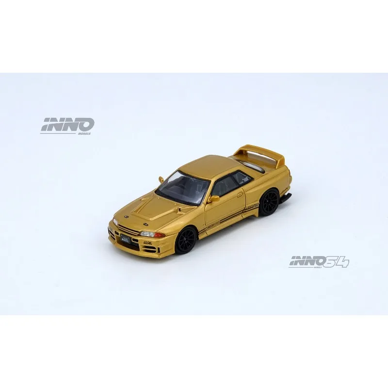 diecast-inno-1-64-scale-top-secret-bnr32-gtr-650r-golden-alloy-car-model