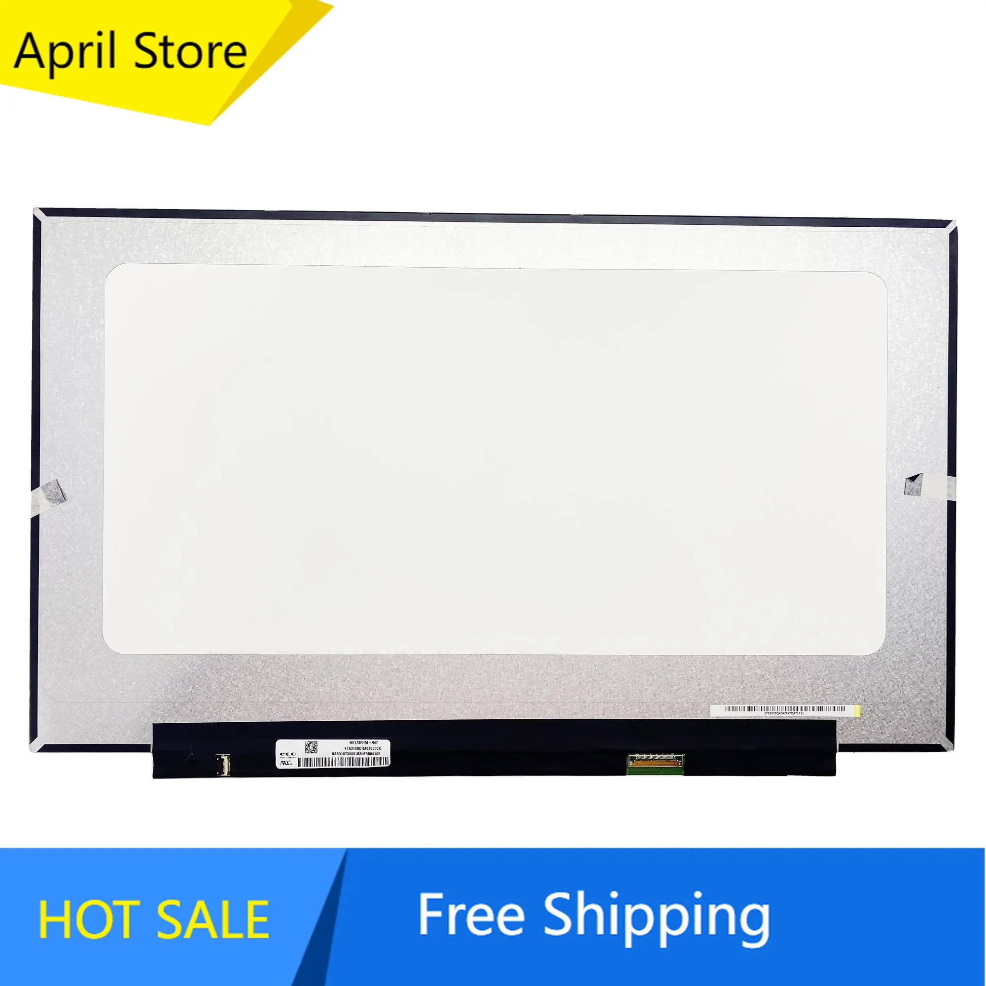 

NV173FHM-N47 fit NV173FHM-N46 NV173FHM-N4C NV173FHM-N32 N173HCE-E3A 17.3'' IPS Laptop LCD Screen 1920*1080 EDP 30 Pins