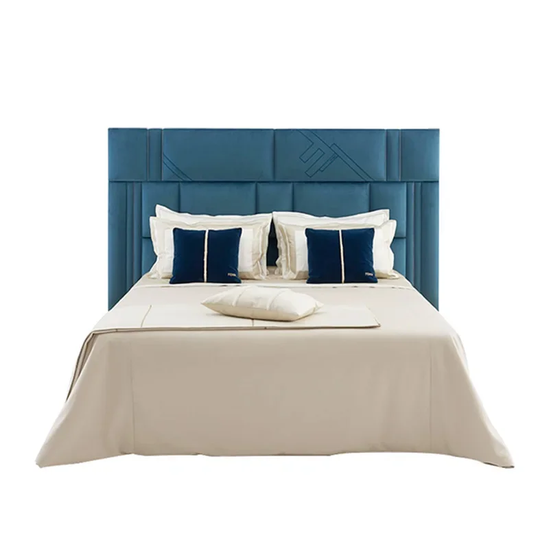 

Italian modern velvet bed