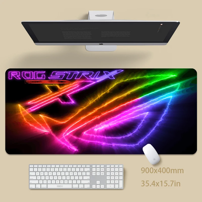 

Mouse Pad ASUS Gaming Mouse Mat 400x900 Large Computer Mousepad Gamer Rubber Mat Company Desk Pad Design Mousepads