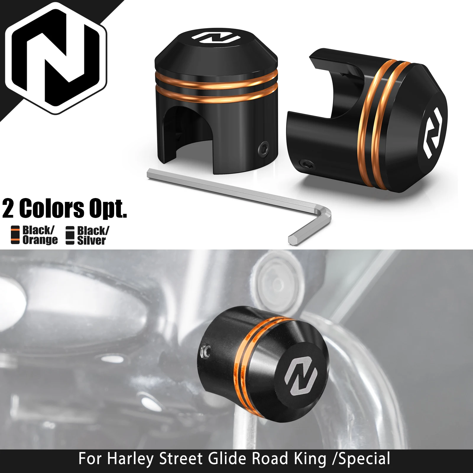 

NICECNC Защитные накладки на тросы тормоза и сцепления для Harley Street Glide FLHX / Special Road King, Electra Glide, Tri Glide Ultra Limited