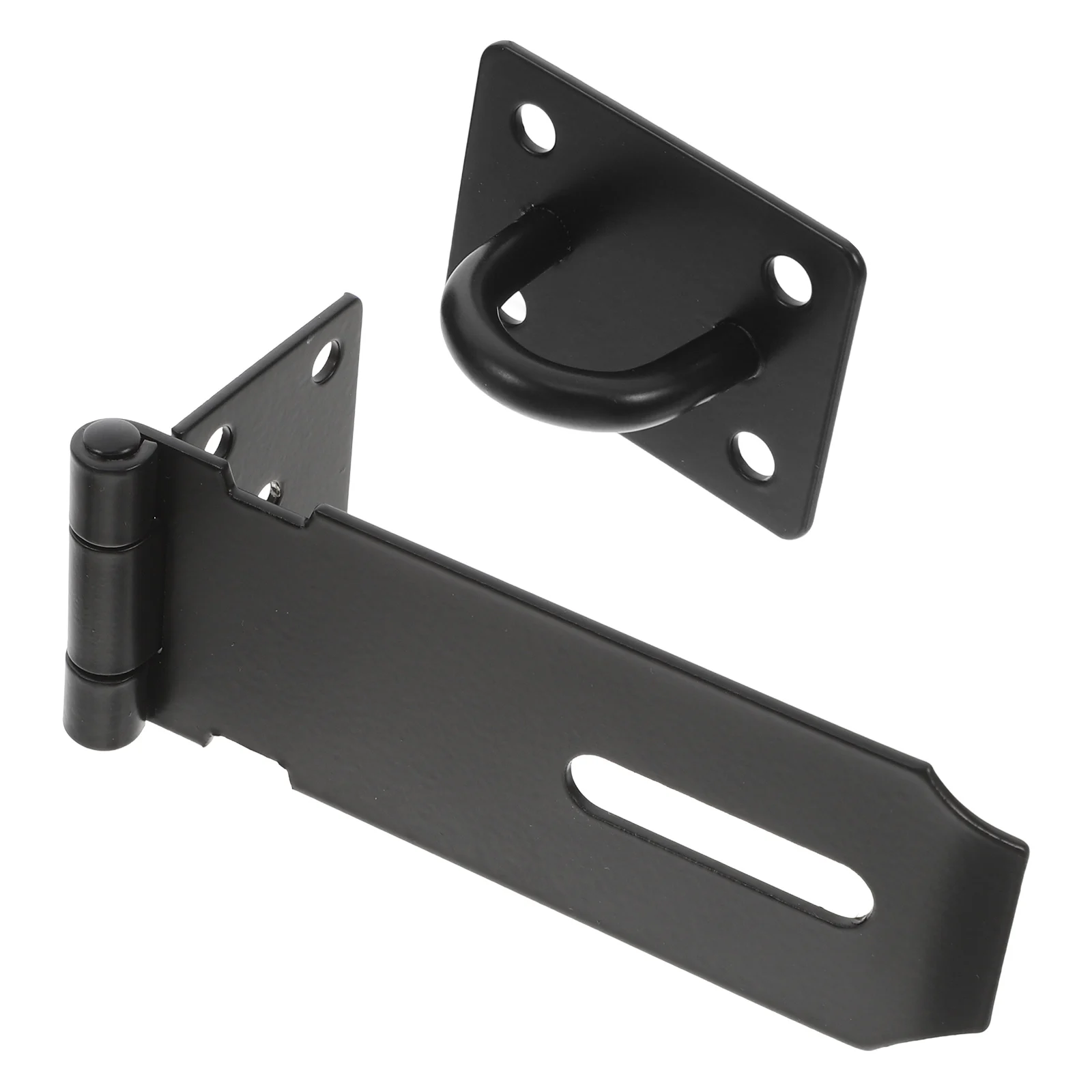 

Stainless Steel Door Lock Hasp Latch Heavy Duty Cabinet Corner Latches Hardware Padlock Shed MetalLatch DoorLatches SpaceSaving