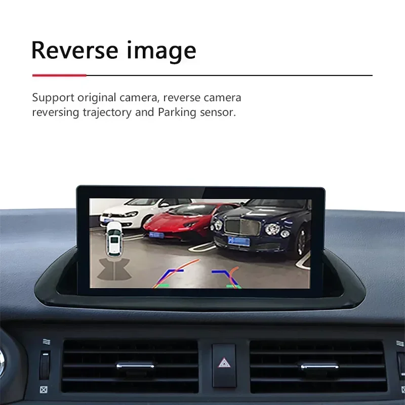

2025 Hot Sell Car Android Auto for Lexus Wireless CarPlay for Lexus Series Rear View CAM Support IOS MMI System Multimedia