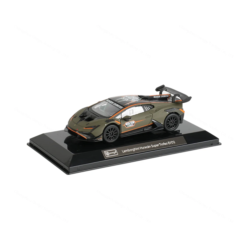 Bburago 1:43 Lamborghini Huracan Super Trofeo EVO2 Static Die Cast Vehicles Collectible Model Racing Car Toys