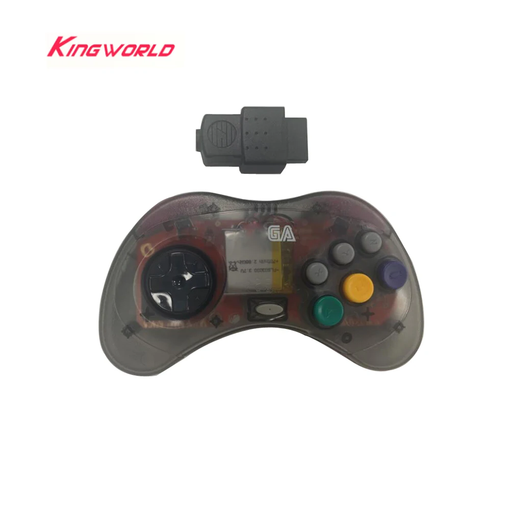 

New arriving Wireless Game Controller for Sega Saturn SS game accessory transparent black