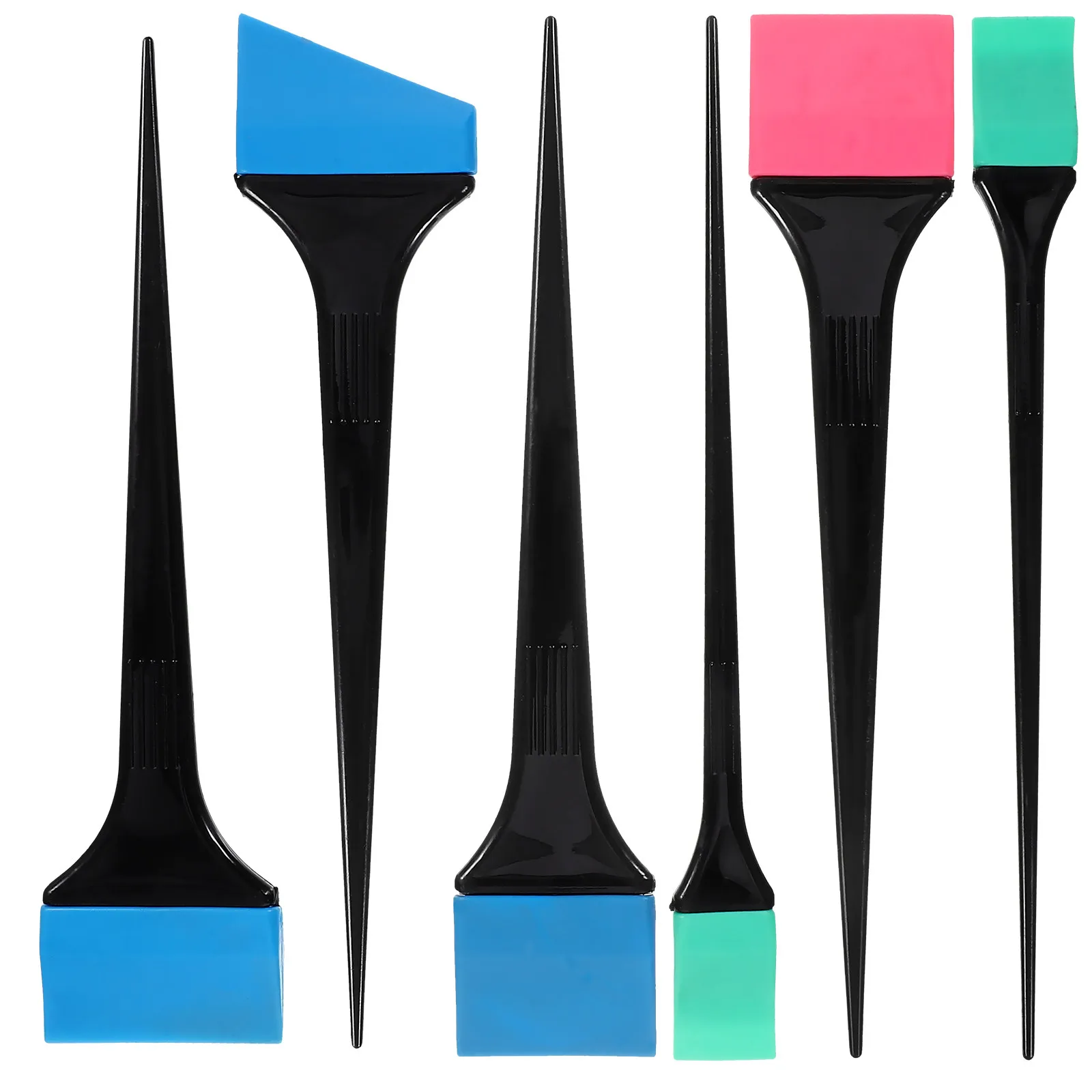 

1Set Hair Dye Silicone Brush Set Hair Coloring Applicator for Salon Home DIY Hairstyle Quick Application Easy Clean