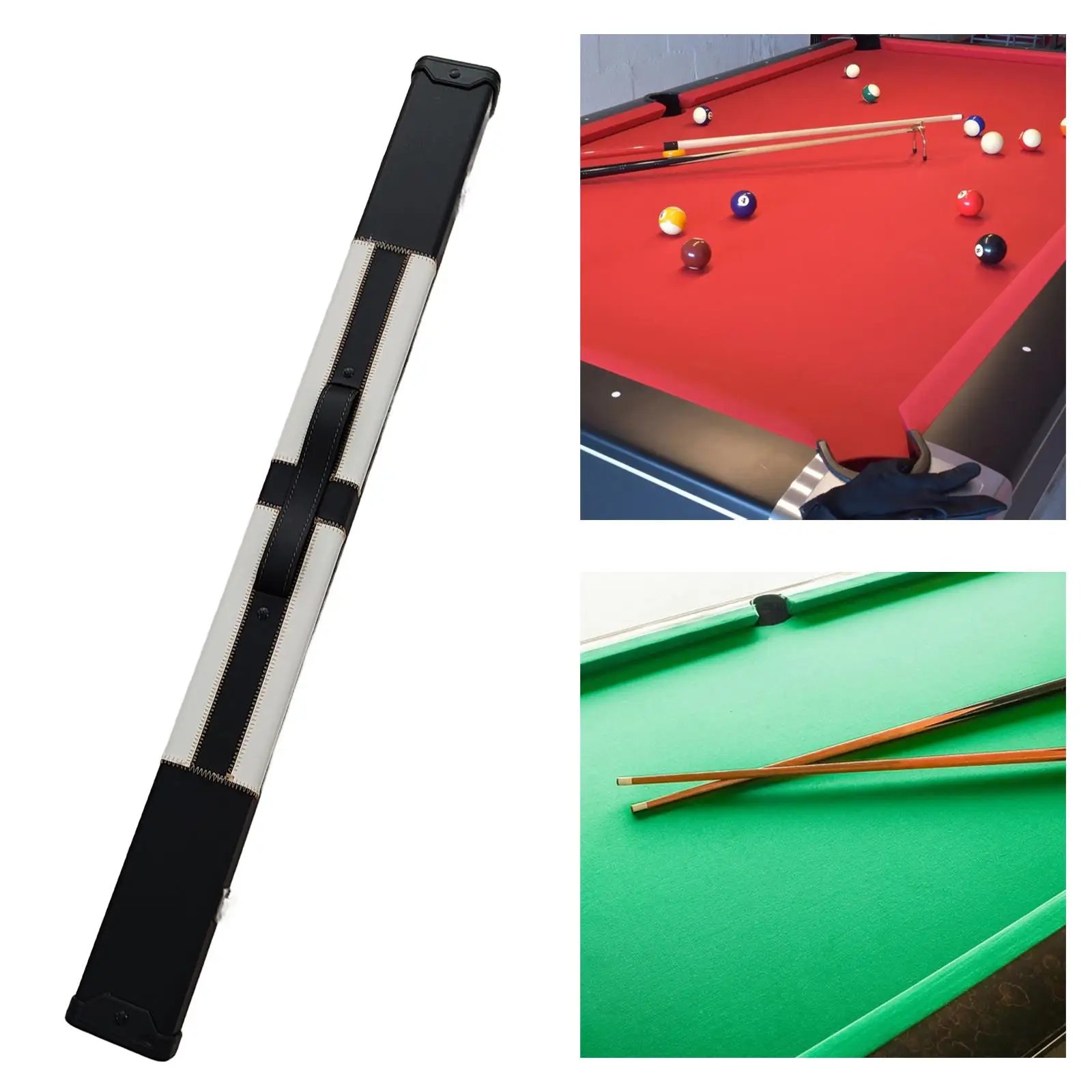 

1/2 Billiard Stick Case Billiard Carrying Bag Handbag Snooker Rod Holder Billiard Pool Rod Box for Enthusiast Women Beginner
