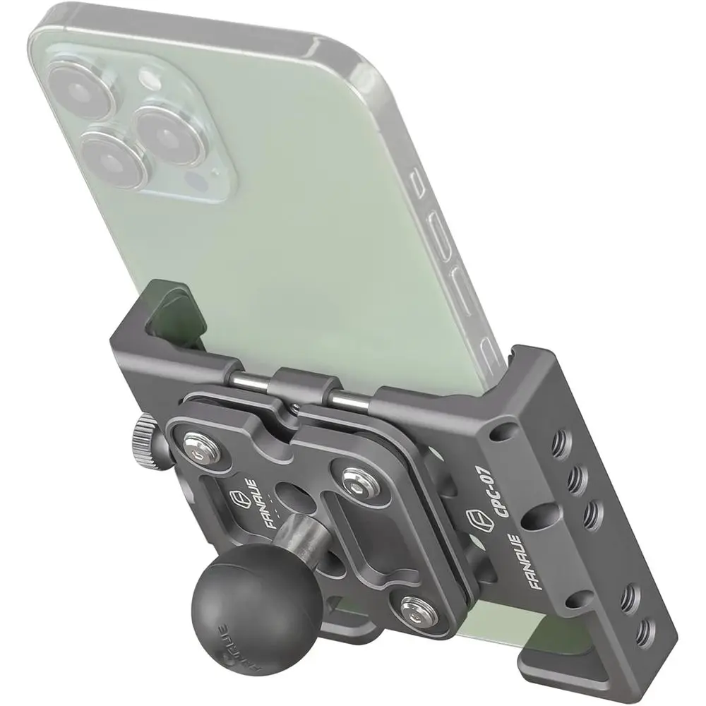 

Антивибрационное крепление PE для мотоцикла с 1 шаровым адаптером или 5.5-7 SmartPEs, совместимое с двойным креплением B-типа и мотоциклом