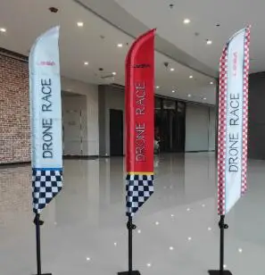 1 pair/ 2sets of ​​Car Racing Flag125 125CM Set with Handheld storage bag for FPV Racing Car Gate Flag for Obstacle Course