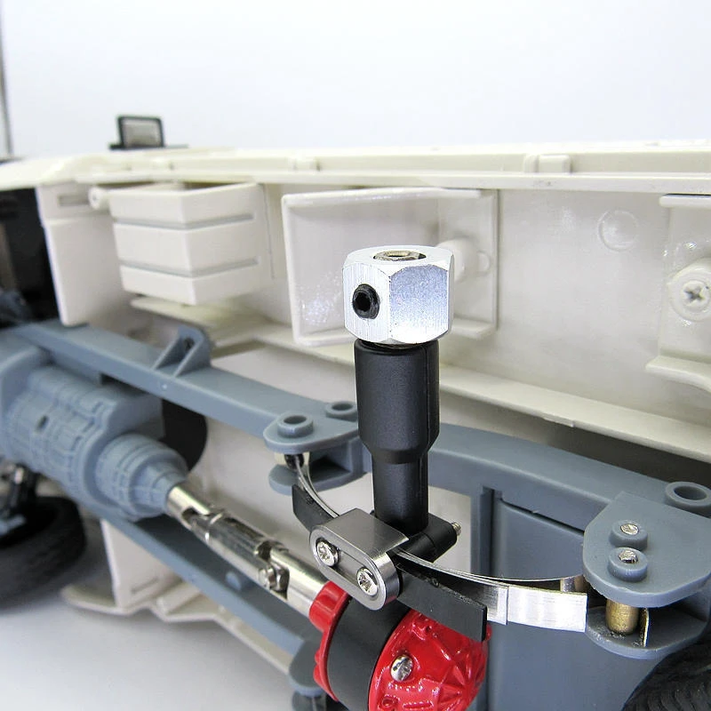 Adaptador sextavado do cubo da roda do combinador de metal de 4 pces 5mm a 12mm para d12 c14 c24 c34 mn d90 d91 mn99s rc peças de atualização do carro,