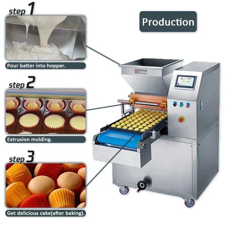 Automatic Bakery Depositor Machine for Macarons New Condition for Cake Biscuit Cookie Making with Milk Water Flour