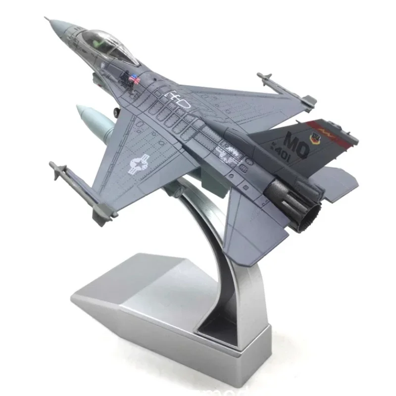 Diecast 1:100 Scale U.S Air Force F16C F16 Falcon jet fighter Alloy Finished Model Souvenir Gifts For Adult Boy Slight defect