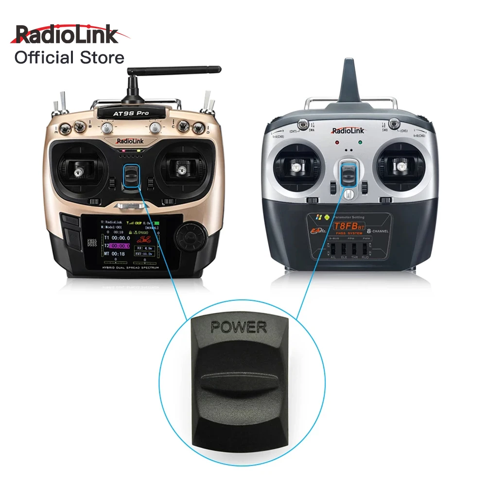 Radiolink AT9/AT9S/AT9S Pro/T8FB/T8FB BT RC Transmitter Original Power Switch for Replacement Upgrade