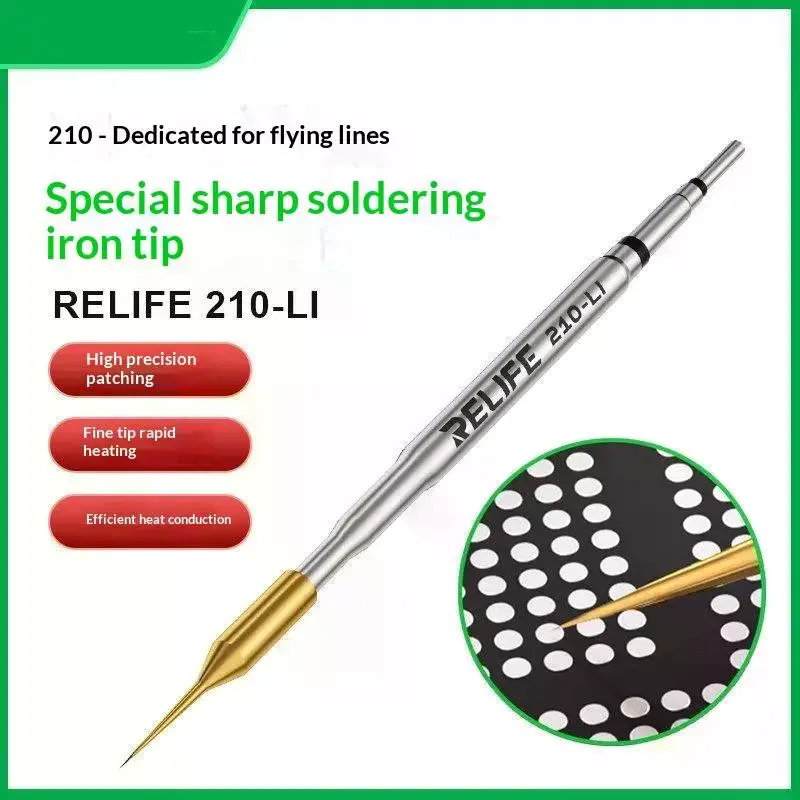 210-LI Ultra Fine Soldering Iron Tip Precision Fly Wire Jumper Repair 210 Series Phone PCB Microsoldering