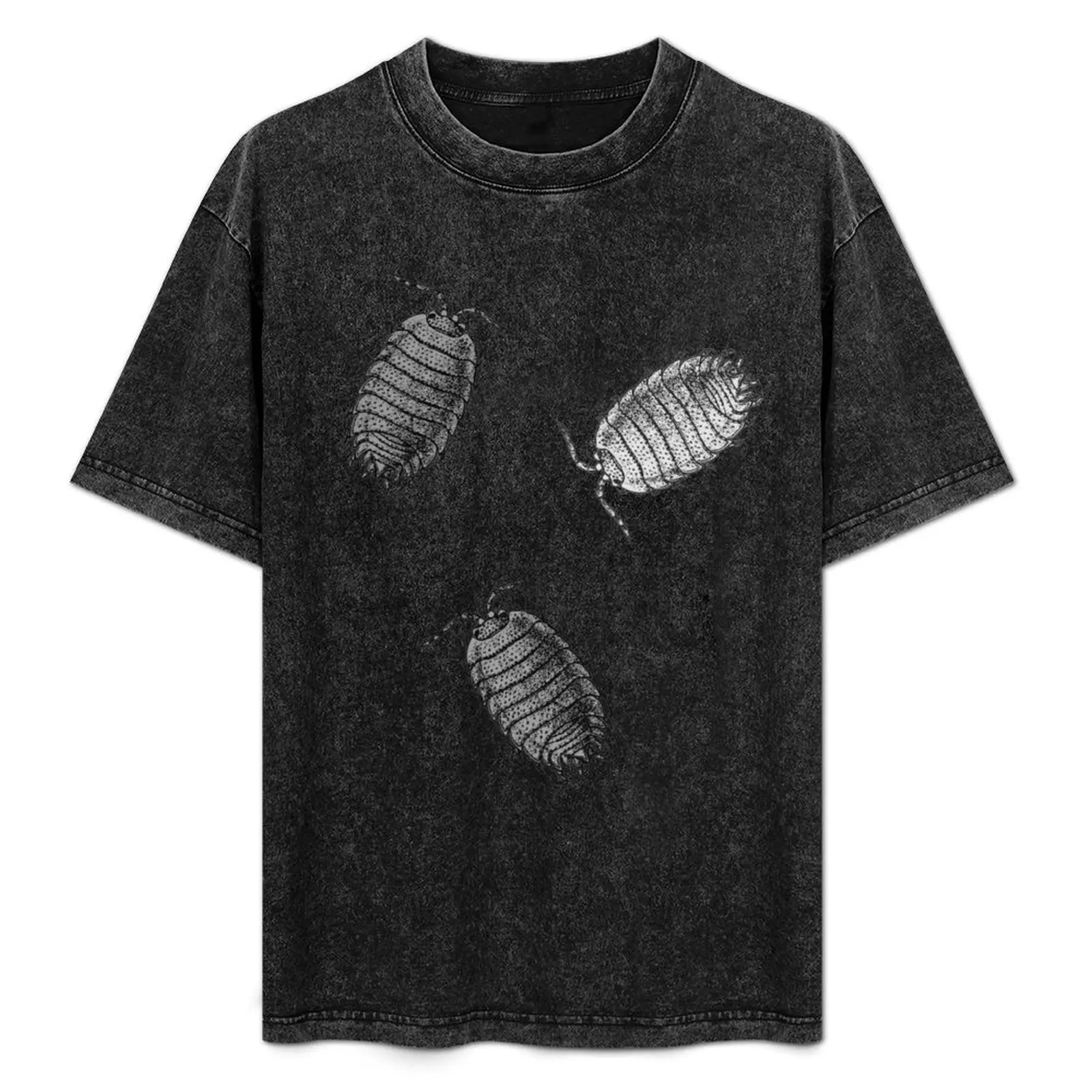 

B&W Isopods T-Shirt Big Size Crew Neck T-Shirt