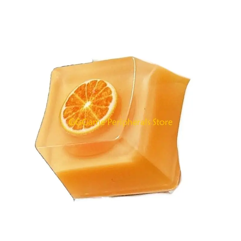 U55B LED kompatible gekreuzte Wellenmechanikschlüsselcap mit Jelly Theme Strawberry verschiedene Fruchtdesign -Harzschlüsselcap