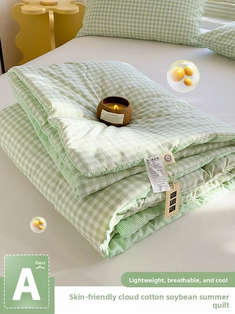 

Одеяло с кондиционером класса А, летнее одеяло Cooln, легкое, приятное для кожи, хлопковое, с облаком, двойное постельное белье, hine Waable Summer