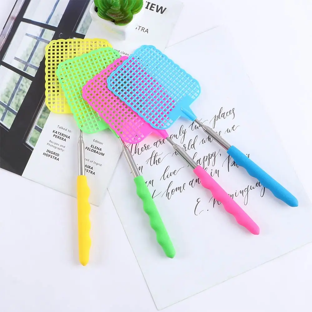 Plastic Household Extendable Insect Wasps Mosquito Catcher Fly Swatter Bug Killer Pest Control