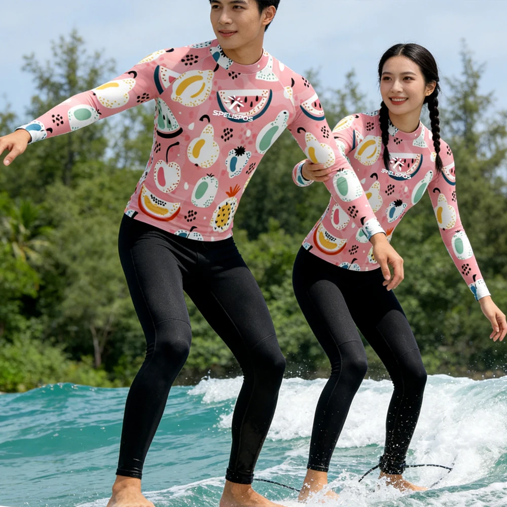 

Rash Guard UPF50+ Long Sleeve Men Women Sailing Top Wear High Quality Luxury Beach Surfing Shirt for Water Sport Fishing Touring