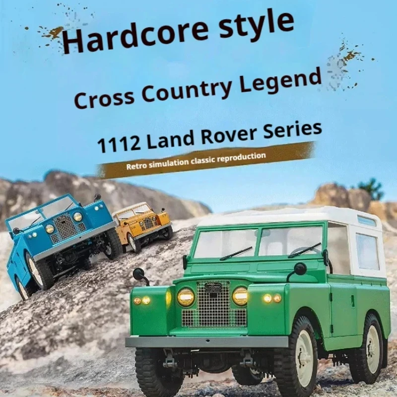 Fms 1/12 Licensed Land Rover II Rc Car 4Wd Electric Remote Control Off Road Vehicle Simulation Collectible Rc Model For Hobby