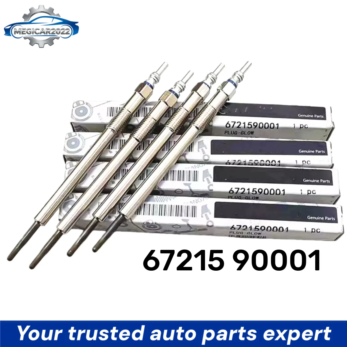 Neue Original-Glühkerze für Ssangyong Rodius II Korando C New Actyon D22F 2.2 6721590001
