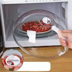 Microwave oven heating appliance Bowl cover Refrigerator round plastic transparent oil spillproof fresh cover bowl cover