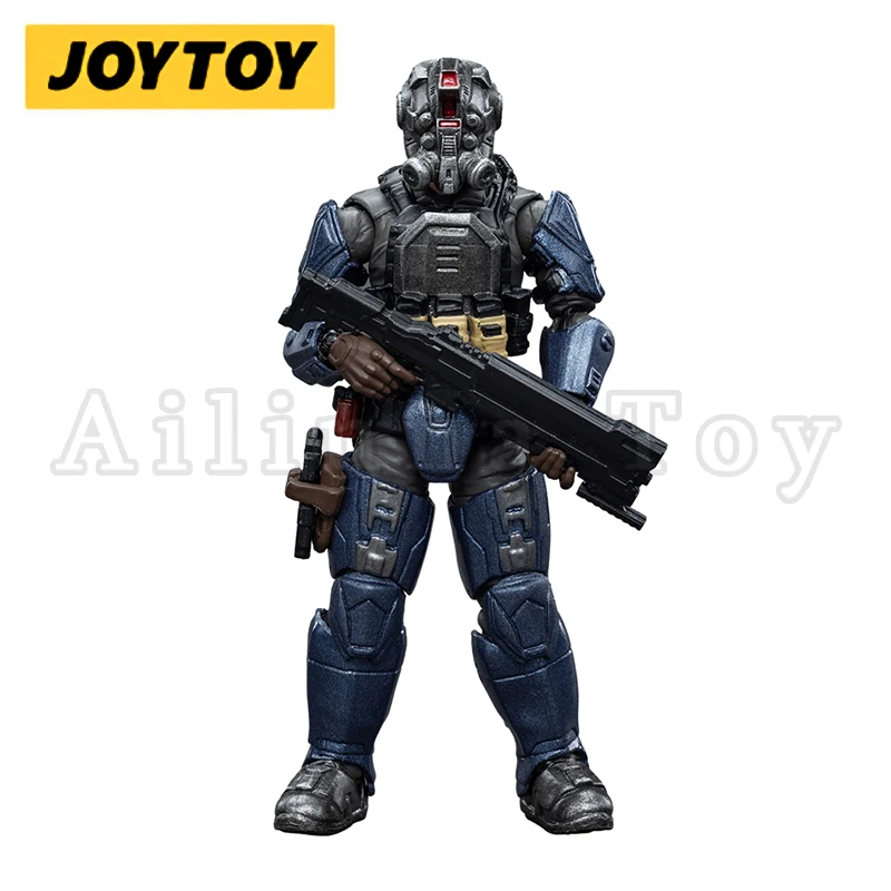 JOYTOY 1/18 Action Figure Pacote de promoção de construtor do exército anual 08-15 Modelo de coleção de anime