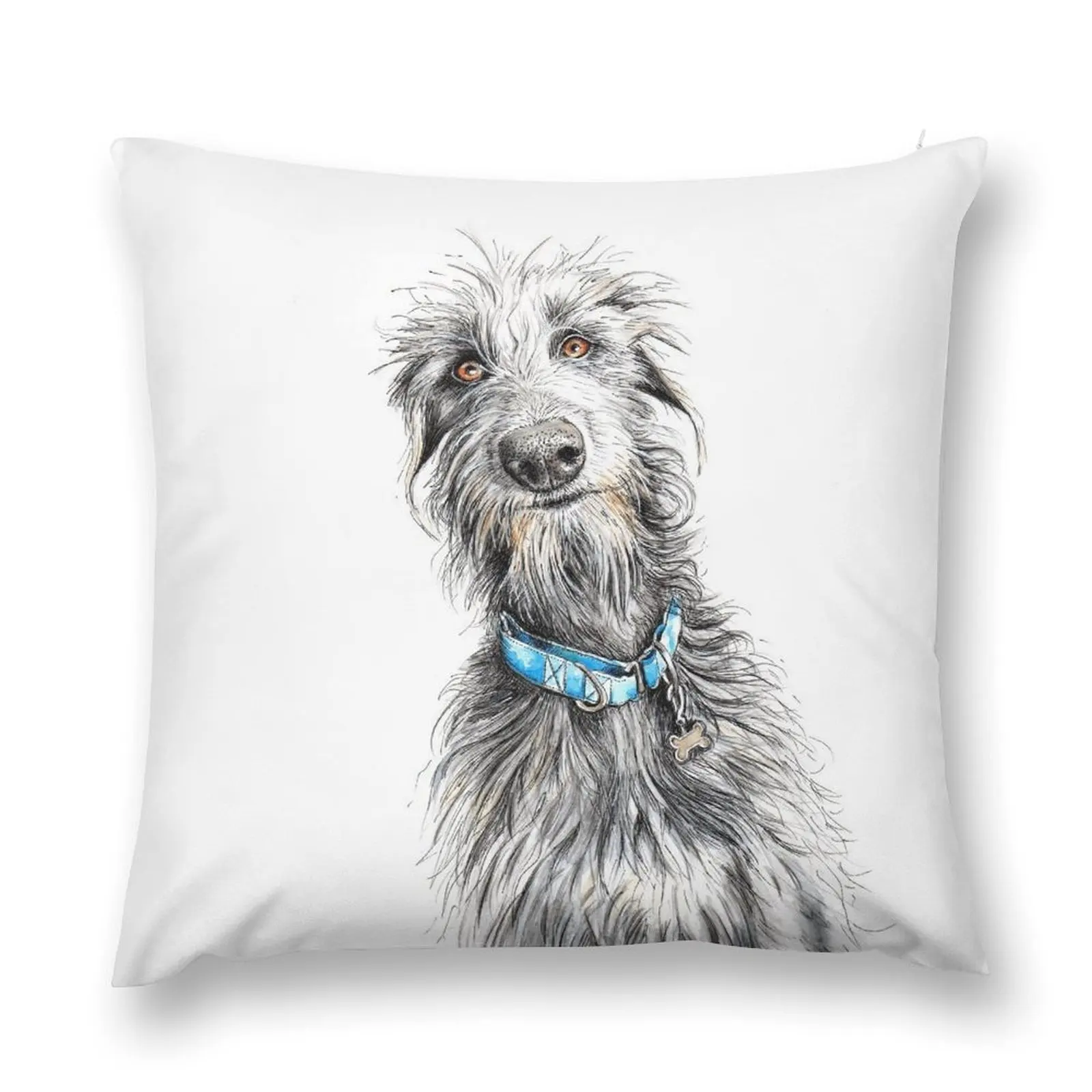 

Deerhound, Wolfhound, Scruffy Lurcher, Scottish Deerhound Throw Pillow Sofa Covers For Living Room Pillowcase Cushion pillow