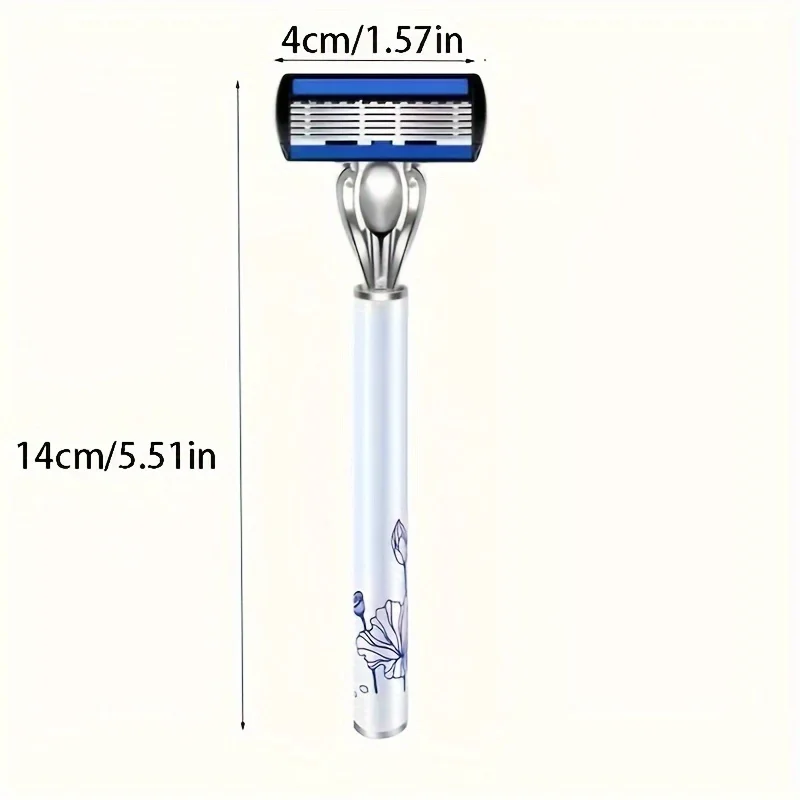 Shaving Razor 6-layer Blade Razors for Shaving Men&Womens Hair Removal Shaving Blades Manual Shaver Safety Razor