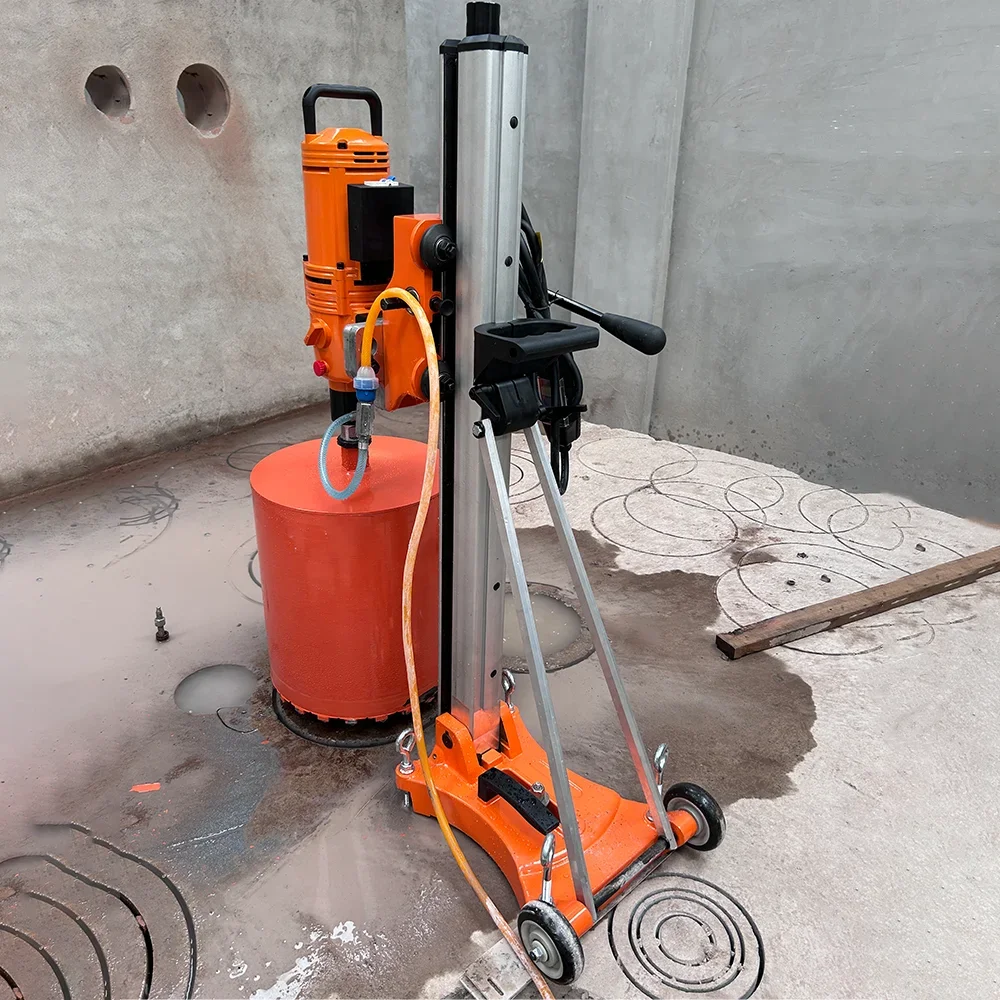 Reinforced Concrete Core Drill Machine 110/220V 50-60Hz 4200W 500mm  Diamond Core Drill With Drill Stand