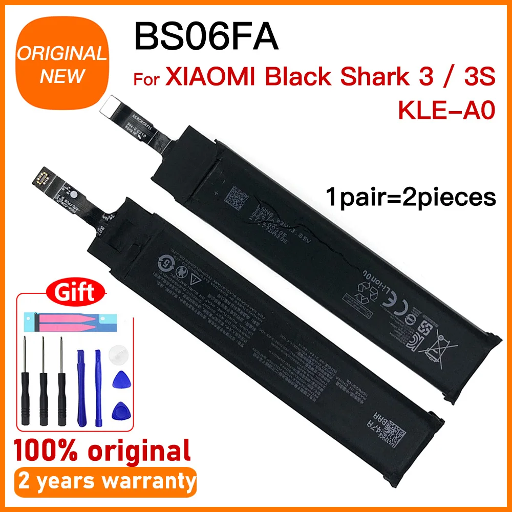 Original BS08FA BS06FA BS05FA BS10FA Battery for XIAOMI Black Shark 3 3S 4 4S 5 5RS PRO KLE KSR-A0 CellPhone Replacement Battery